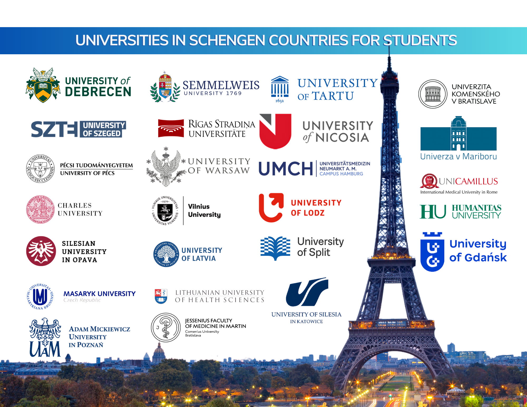 Universities in Schengen14